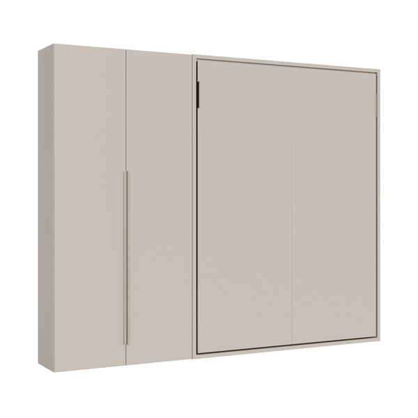 sconto Letto Matrimoniale A Scomparsa 160 Versia Con Armadio Sx 2 Ante Argilla