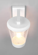 Applique da Esterno Attacco E27 in Alluminio Pressofuso Bianco Opaco