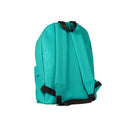 Zaino in Poliestere con Tasca Frontale e Spallacci Imbottiti Ravizzoni Madrid Verde Acqua 