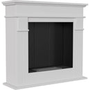 Camino a Bioetanolo da Pavimento 95x28x87 cm Flig Trenton Light Bianco