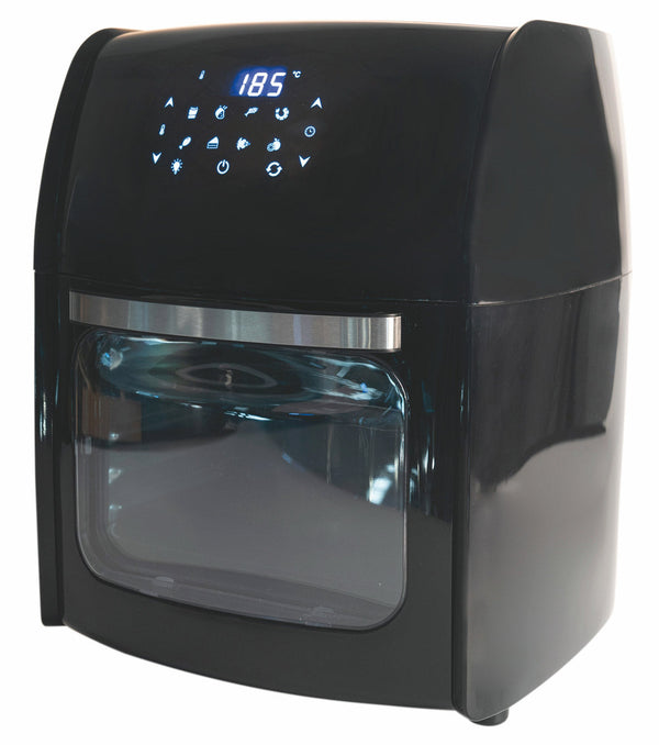 sconto 4 in 1 Elektrische Heißluftfritteuse 1800W 12 Liter 8 Programme Kooper Schwarz