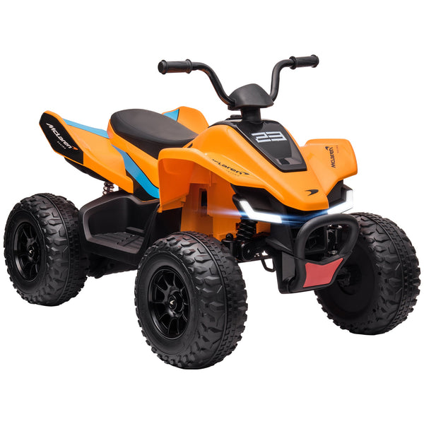 Quad Elettrico per Bambini 12V McLaren MCL 35 Nero e Arancione sconto