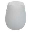Set 6 Bicchieri Acqua Effetto Frosted Happy Hour Stones in Vetro VdE Tivoli 1996 Grigio