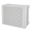 Copri Condizionatore da Esterno Small 90x46/52x70 cm in Acciaio Zincato Bianco