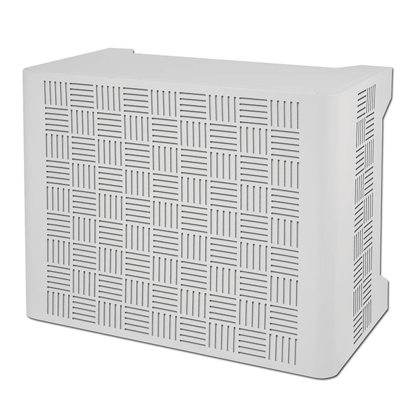 acquista Copri Condizionatore da Esterno Small 90x46/52x70 cm in Acciaio Zincato Bianco