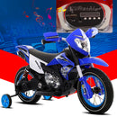 Moto Motocicletta Elettrica per Bambini 6V Kidfun Motocross Rossa