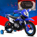 Moto Motocicletta Elettrica per Bambini 6V Kidfun Motocross Rossa