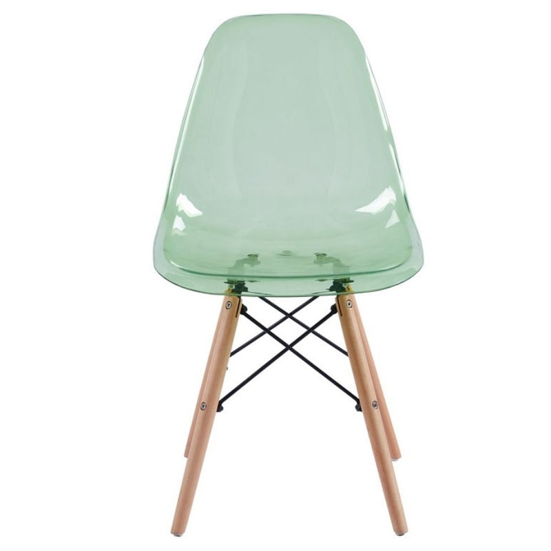 Set 4 Sedie 45,5x53,5x81,2 cm in Polipropilene Betty  Verde