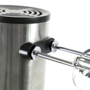 Sbattitore Elettrico Doppie Fruste 5 Velocità 330W Kooper Twistand Nero e Acciaio