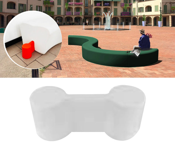 prezzo Giunto per Collegare più Panche da Esterno Althea di Arkema Bianco