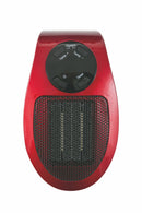 Stufa Stufetta da Parete 500W Display LCD Kooper Pluggy Rosso