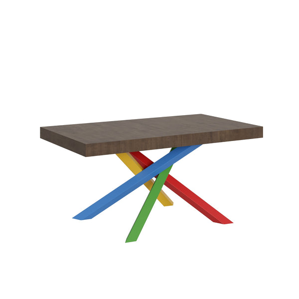 Tavolo Allungabile 160-264x90x77 cm Volantis Noce sconto