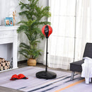Set Boxe per Bambini con Punchingball e Guantoni   Nero e Rosso