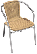 Sedia da Giardino in Alluminio con Filo Plastificato Vorghini Contract Naturale