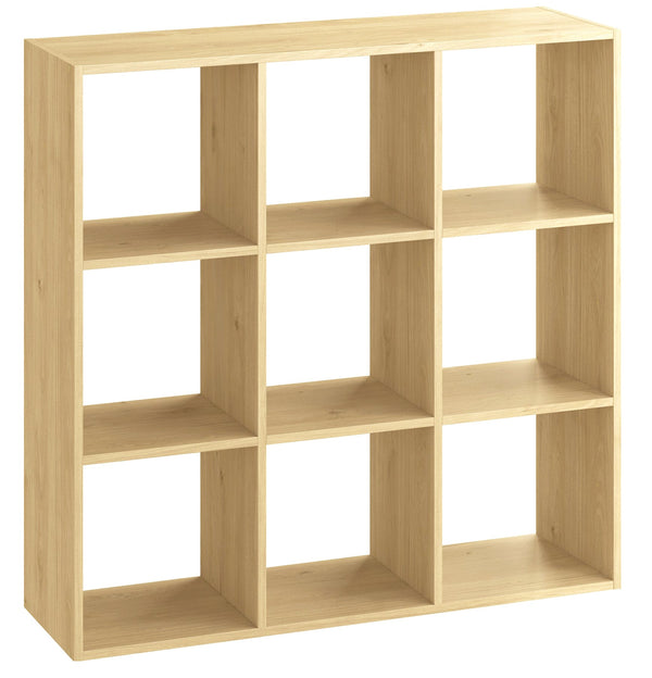 Pensile Libreria 9 Ripiani 104,9x104,8x30 cm  in Legno di Pino Naturale acquista