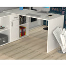 Scrivania angolare 210x60x74 cm Alis bianco reversibile