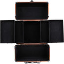 Valigetta per Estetista 27.5x20.5x20.5 cm Case Portatrucchi Make UP in Alluminio