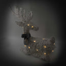 Renna plastica con Led bianco cm 56x17xh49