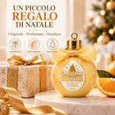 Set 24 Gel Doccia Natalizi 100 Ml Profumo Arancia Pallina Natale con Fiocco