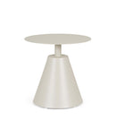 Tavolino da Esterno Ø50x49,5 cm in Alluminio Aloha Sandshell  