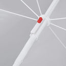 Ombrellone da Giardino Ø170 cm in metallo  telo in nylon Verde