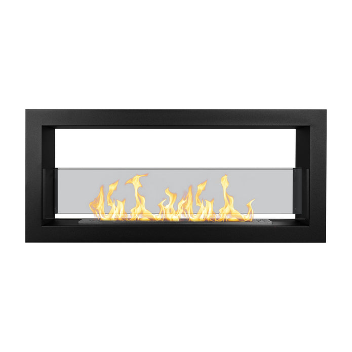 Camino a Bioetanolo da Incasso Bifacciale 90x15,2x40 cm Montefalco 90 Nero 