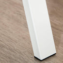 Scrivania da Ufficio 84x45x85 cm in Legno e Metallo Rovere