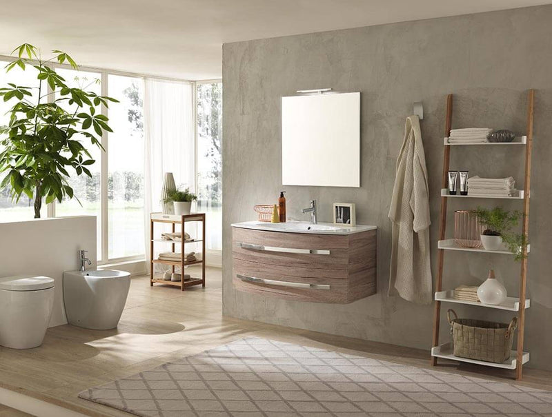 Mobile da Bagno sospeso Monica 01 Rovere Sabbia TFT