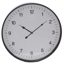 Orologio da Parete Ø50 cm in Mdf Cornice: nero