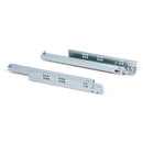 Guide a Scomparsa Slippe per Cassetti ad Estrazione Totale P490 Zincato Bianco Emuca