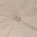 Divano Letto 3 in 1 con Schienale Regolabile e 2 Cuscini 102x73x81 cm in Tessuto Effetto Velluto Beige      