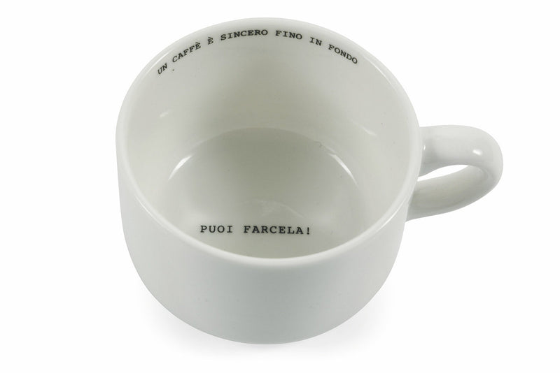 Set 6 Tazzine Caffè in New Porcellana 90 ml Villa d'Este Home Tivoli Caffeomanzia