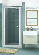 Porta Parete Doccia A Nicchia 2 Ante a Soffietto Apertura Centrale In PVC H185 Caldoni Vens