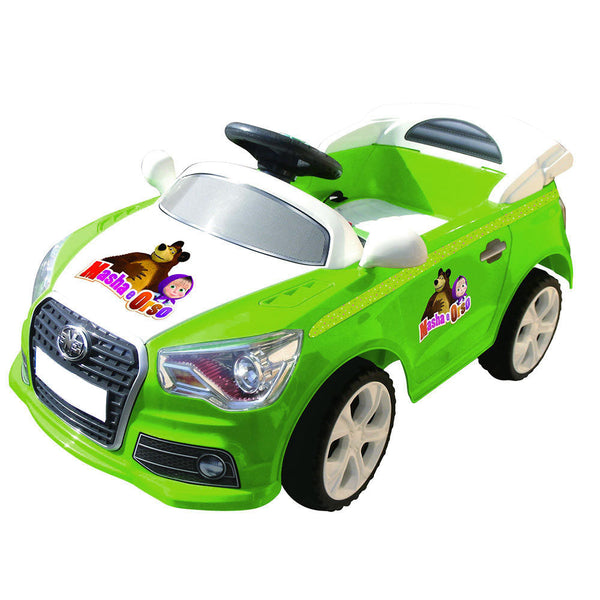Elektroauto für Kinder 6V Mascha und der grüne Bärenjunge acquista