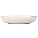 Piatto Fondo Ovale 36x26x7,5 cm  in Ceramica VdE Tivoli 1996 Occhio Marino