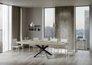 Tavolo Allungabile 180-284x90x77 cm Volantis Premium Cashmere Telaio Antracite 