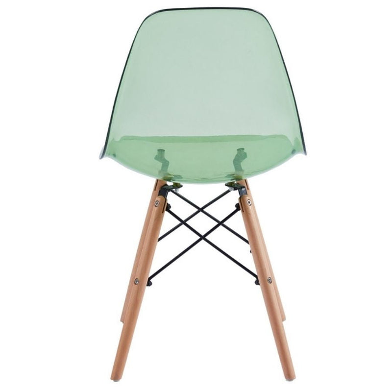 Set 4 Sedie 45,5x53,5x81,2 cm in Polipropilene Betty  Verde