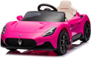 Macchina Elettrica per Bambini Licenza Ufficiale Maserati 10,8V 5Ah Rosa        