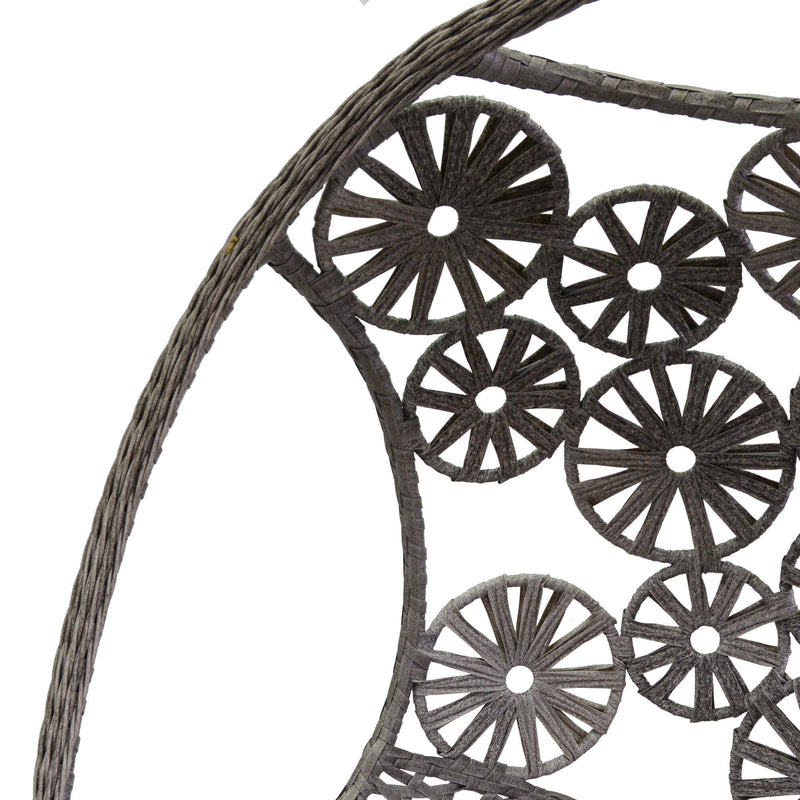 Amaca Dondolina da Giardino 116x100x200 cm Clinton Grigio