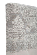 Testiera Letto Damasco 180x8x100 cm Poliestere Lino e Playwood