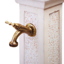 Fontana da Giardino Senza Rubinetto in Cemento Granulato di Marmo Pisa Rosa