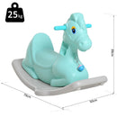 Cavallo a Dondolo per Bambini Verde 