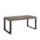 Tavolo Allungabile 200-460x90x77 cm Tecno Tortora Telaio Antracite 