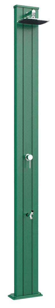 Doccia Solare da Esterno Giardino 30L Miscelatore e Lavapiedi Arkema Spring S Verde acquista