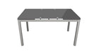 Tavolo Allungabile in Metallo 110/170x70x76cm TFT Glass Grigio