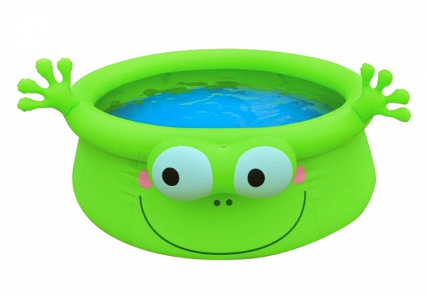 Freistehender aufblasbarer oberirdischer Pool für Kinder 175 x 62 cm Jilong Green Frog prezzo