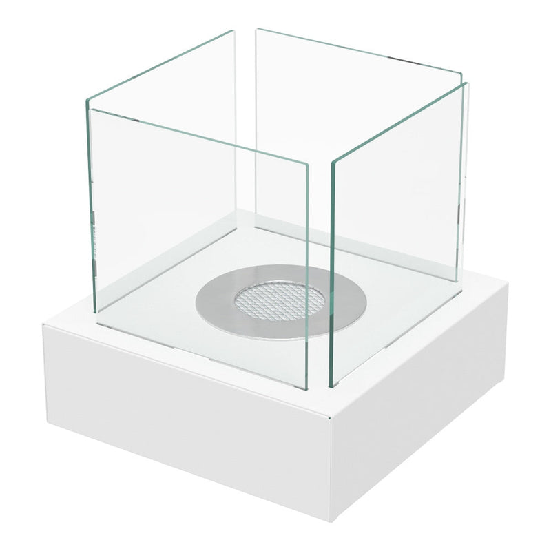 Camino a Bioetanolo da Tavolo 30x30 cm Flig Provicence 3 Bianco