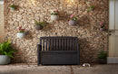 Panchina Contenitore da Giardino 132x89x61,2 cm in Resina Keter Patio Bench Antracite