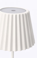 Lampada  da Tavolo Ø12,5x36 cm in Metallo Artika Bianca