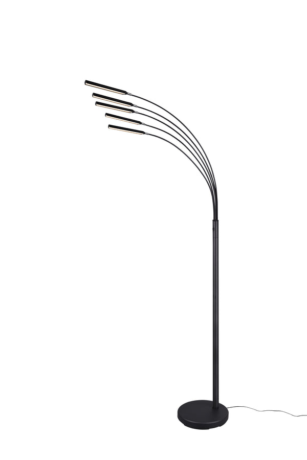 LED-Stehleuchte für den Innenbereich aus mattschwarzem Metall prezzo